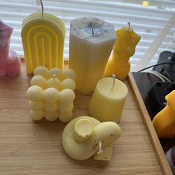 Banana Candle Set Of 6 Free Shipping 