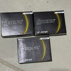 NEW GOLF BALLS Srixon Z Star Tour White 1 dozen or 3 dozen