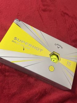 Callaway Superhot Bold Yellow Golf Ball
