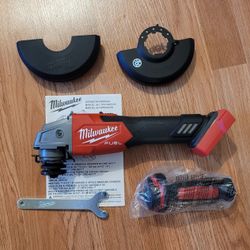 New Milwaukee M18 Fuel Brushless Cordless Variable Speed Angle Grinder with Rapid Stop Brake Tool-only $165 Firm. Pickup Only 