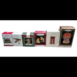 Vintage Hallmark Keepsake Ornaments Lot - Disney Lion King, Narnia, Toy Story, Waltons - All NIB!