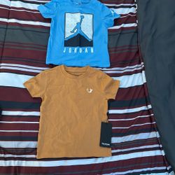 True Religion Shirt Sz4 & Jordan Shirt Sz 3T