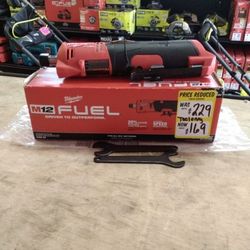 Milwaukee M12 1/4" Straight Die Grinder (Tool Only) 