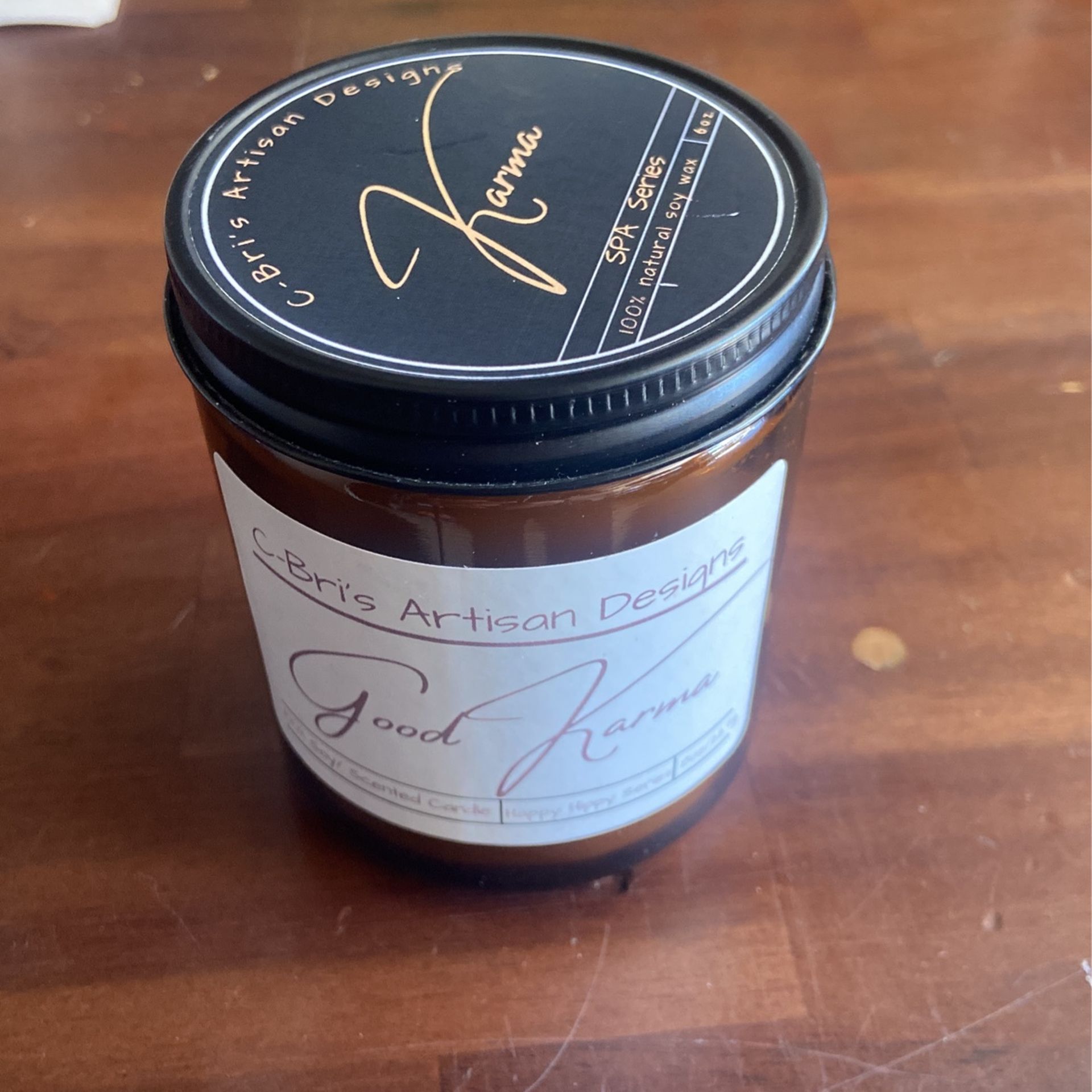 6oz Threaded Lid Scented Candle