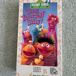 Sesame songs home video: sing yourself silly! (VHS, 1990)