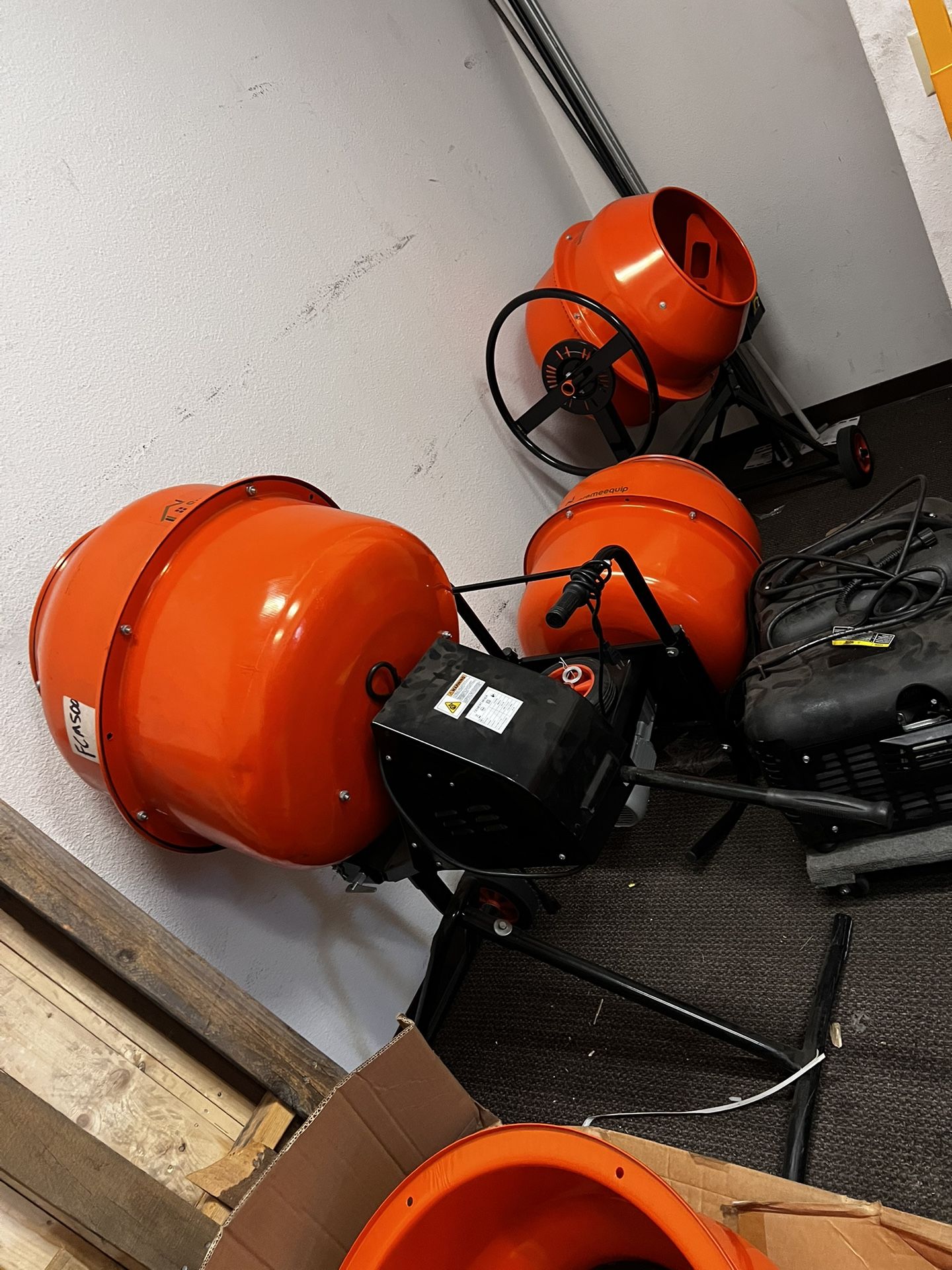 All 3 Concrete Mixers $700 Gotta Go