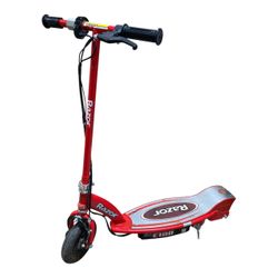 Razor E100 Electric Scooter Red 24V Kids Motorized Scooter No Charger