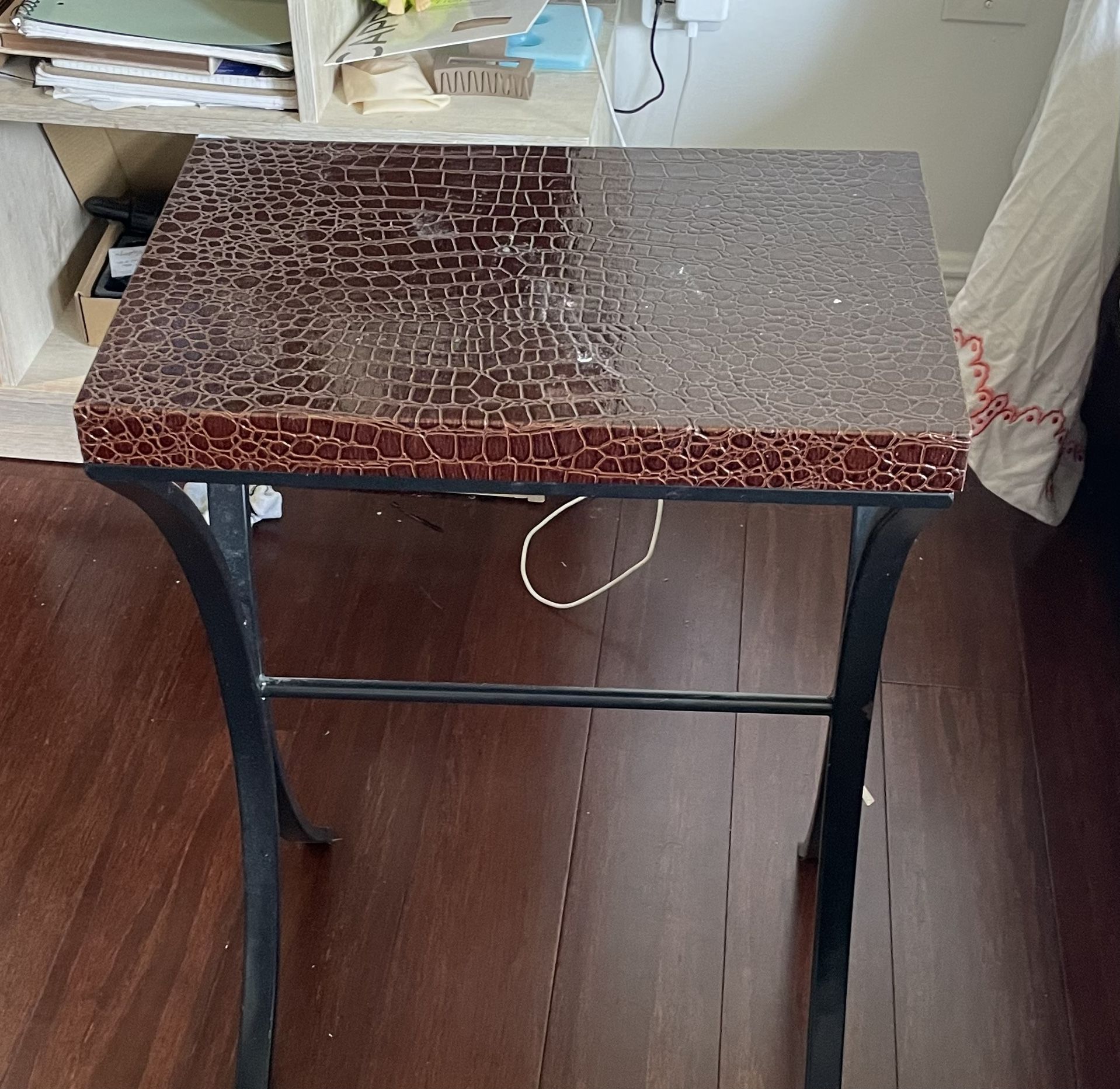 Metal End Table