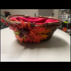 Flower Girl Basket Fall Themed