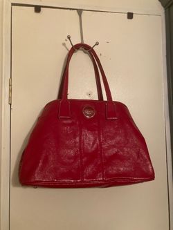 Vintage Y2K Coach Red Patent