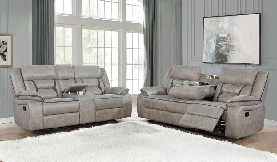 New recliner sofa and loveseat both on e now don't miss