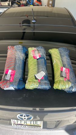 Diamond Braid Polypropylene Rope 3/8 x 100 ft