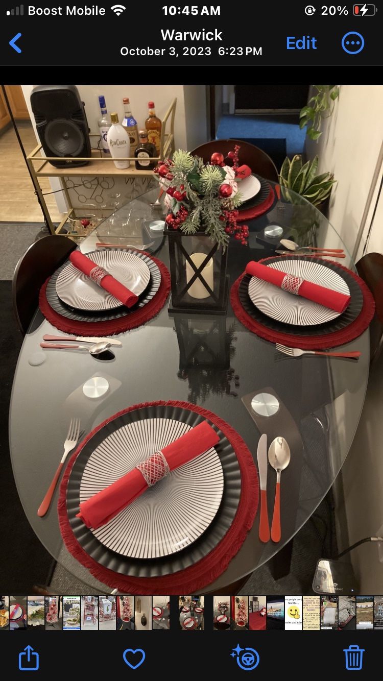 Glass Dining Set