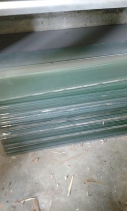 Roughly 100 Glas slats for Florida jalousi window