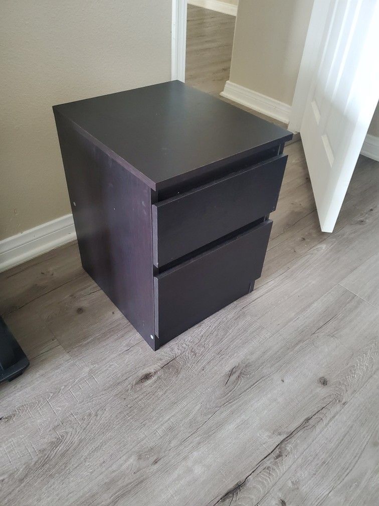 Used Nightstand From Ikea. Small Espresso Color.