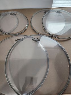 New Remo drum heads