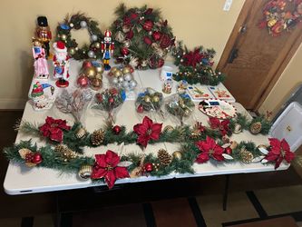Garage Sale Holiday Christmas decorations