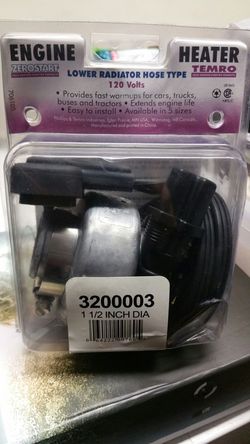 Zerostart Engine Heater 3200003 1 1/2" new