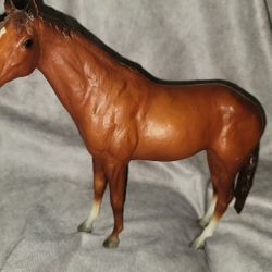 Vintage Breyer Chestnut Thoroughbred Horse 1990s USA Retired