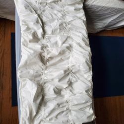 Elegant White King Sz Sham/pillowcase 100% Polyester 18"*36" Net Weight 4.3oz