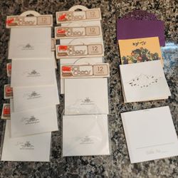 Assorted Vintage Table Number Cards - Mostly Silver Anniversary