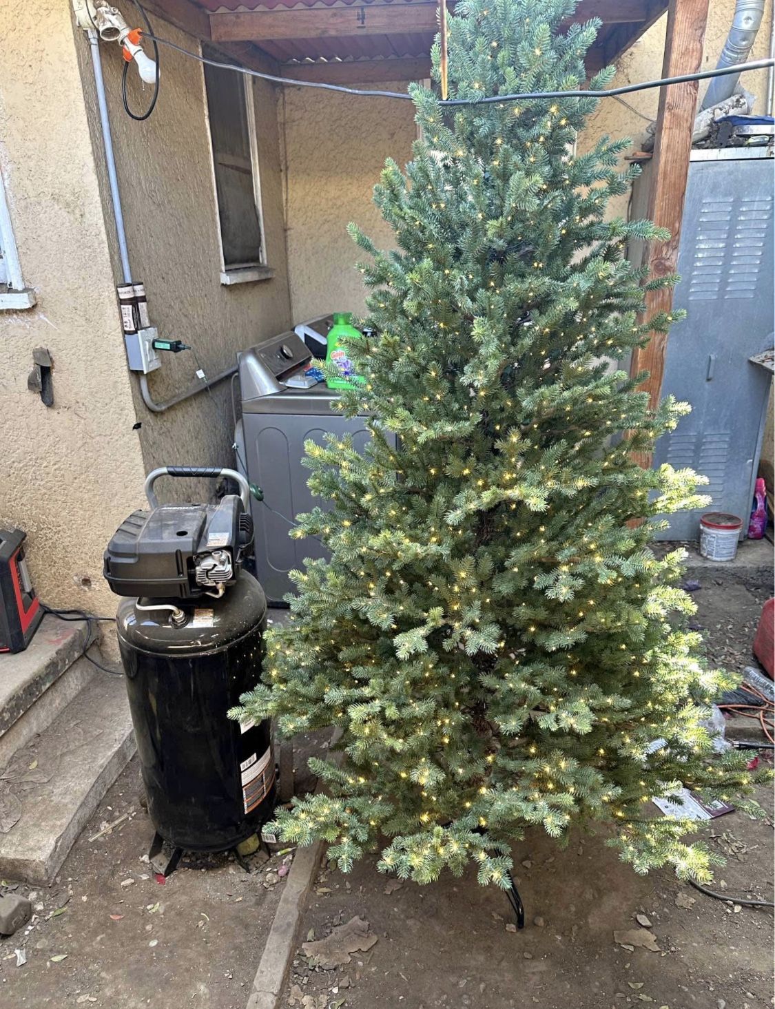 Home Decorators Collection 7.5 ft. Elegant Twinkling Grand Fir LED Pre-Lit Artificial Christmas Tree