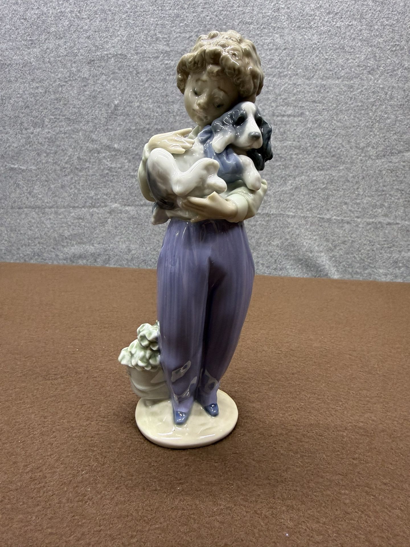 Vintage Lladro 1989 Collector's Society 7609 MY BUDDY With Dog Figurine