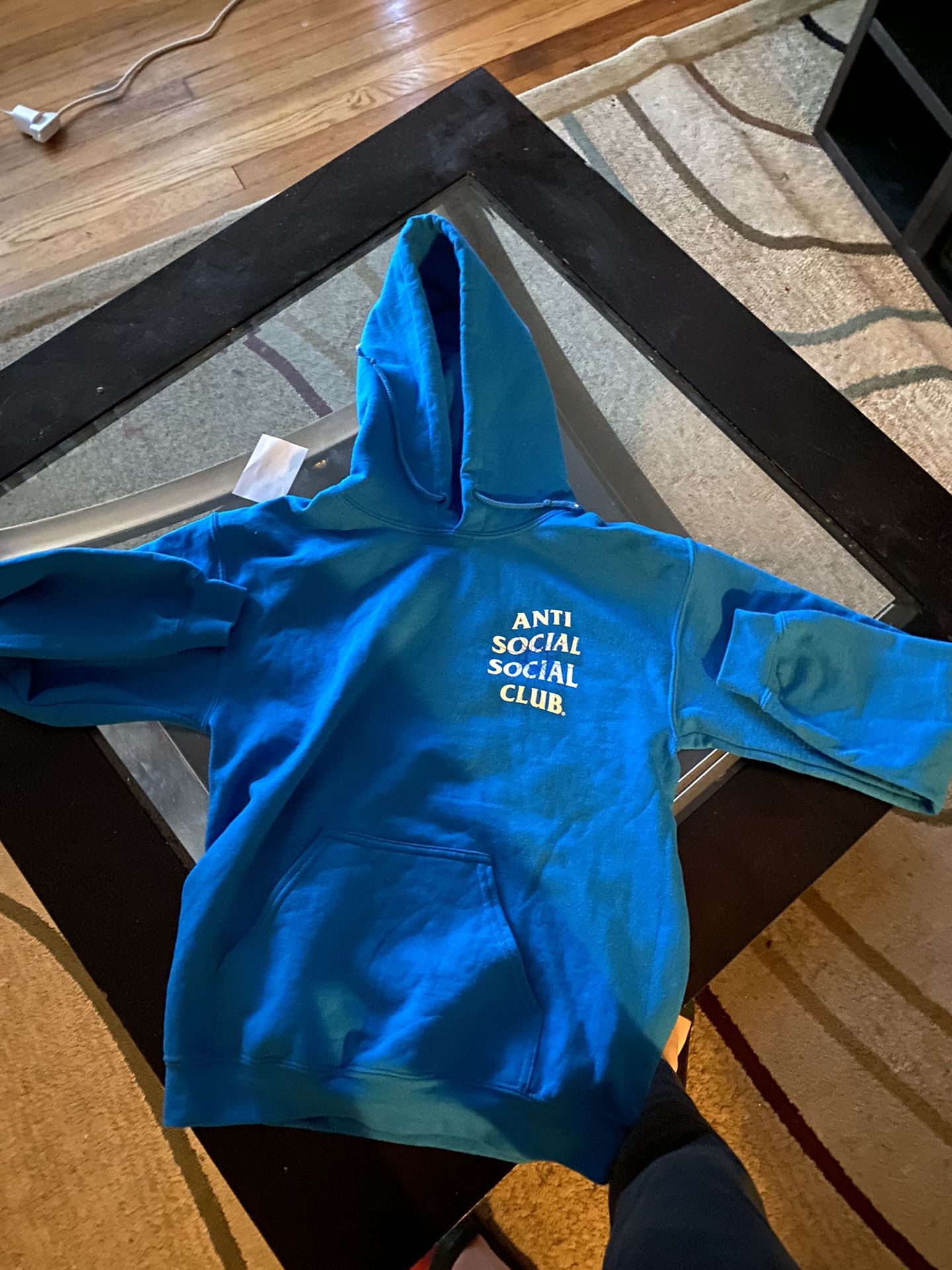 Anti Social Social Club Hoodie Blue Very Rare