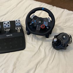 Logitech G29 Wheel + Manual Shifter