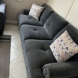 Grey Sofa Set 