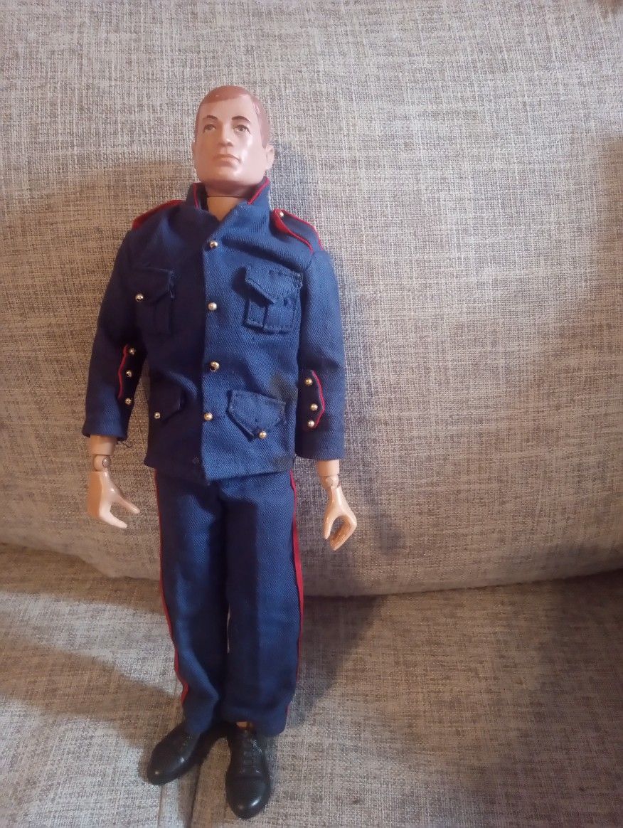 Vintage 60's G.I.Joe Painted Hair Action Figure By Hasbro