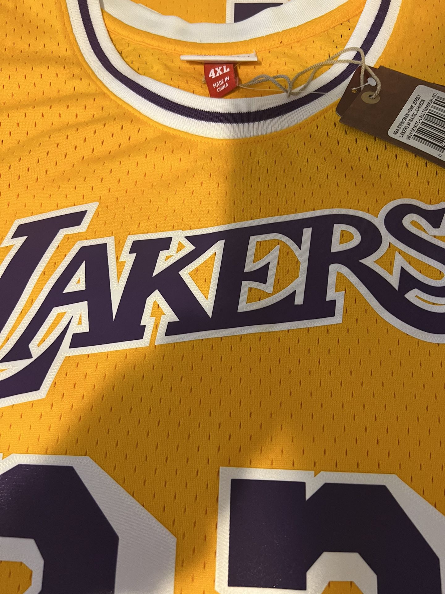 Nba Mitchell And Ness Swingman Jersey Los Angeles Lakers Home 1984-85 Magic  Johnson Mens Large , XL And XXL for Sale in City Of Industry, CA - OfferUp