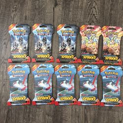 Pokémon Surging Sparks Sleeved Booster Pack Lot