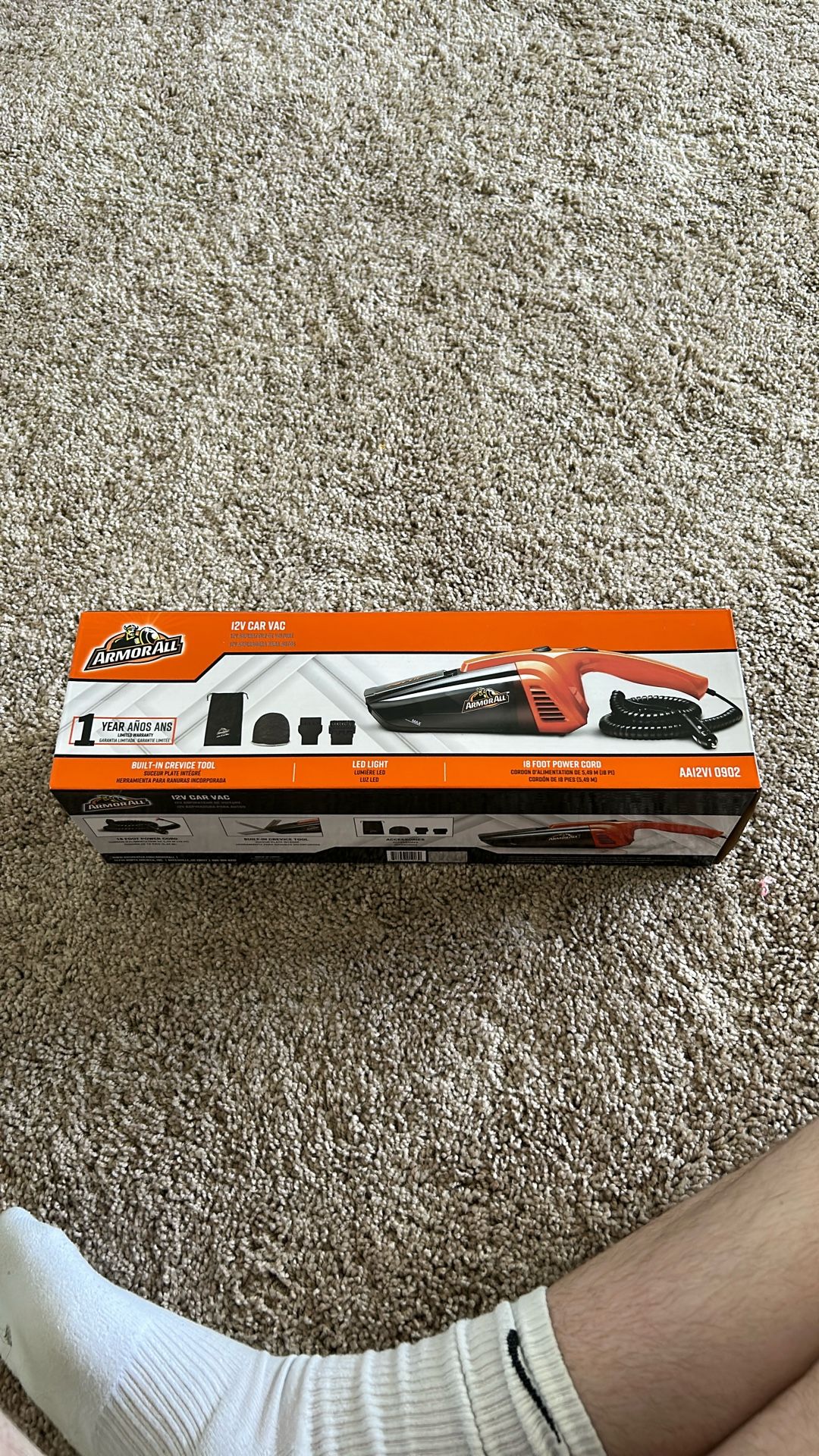 Unopened ArmorAll Handheld Car Vacuum