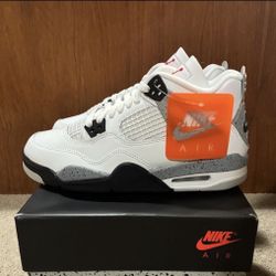 White Cement Jordan 4  Size 6