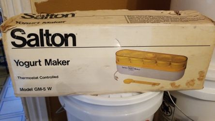 Salton yogurt maker thermostat controlled