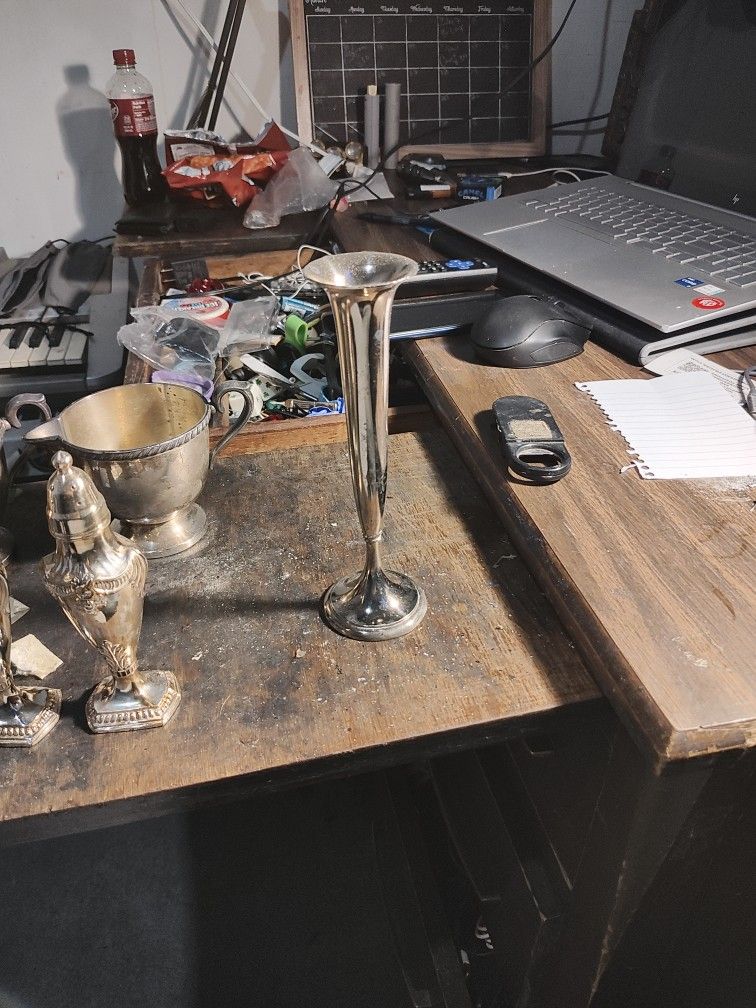 Silver Candle Holder