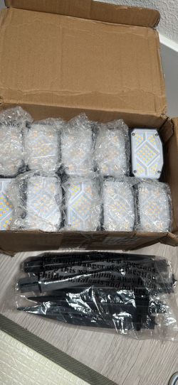 Solar Spot Lights Outdoor Waterproof 12 Pack IP65, 3 Lighting Modes Spotlights warm white