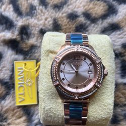 Invicta Lady’s Watch 2tone  Rose Gold And Silver 
