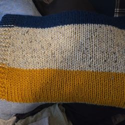 Hand crochet blanket
