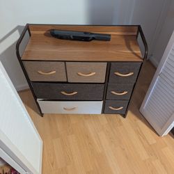 Small Fabric Drawer Dresser As Good As New