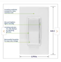 Leviton Decora Smart 2nd Gen WiFi Light Switch D215S – App Control, No Hub Required