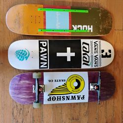 Skateboard Decks 8.25, 8.5, 9