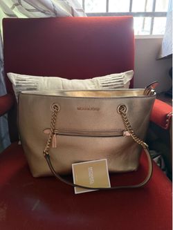 Authentic pebble leather Michael Kors extra large tote