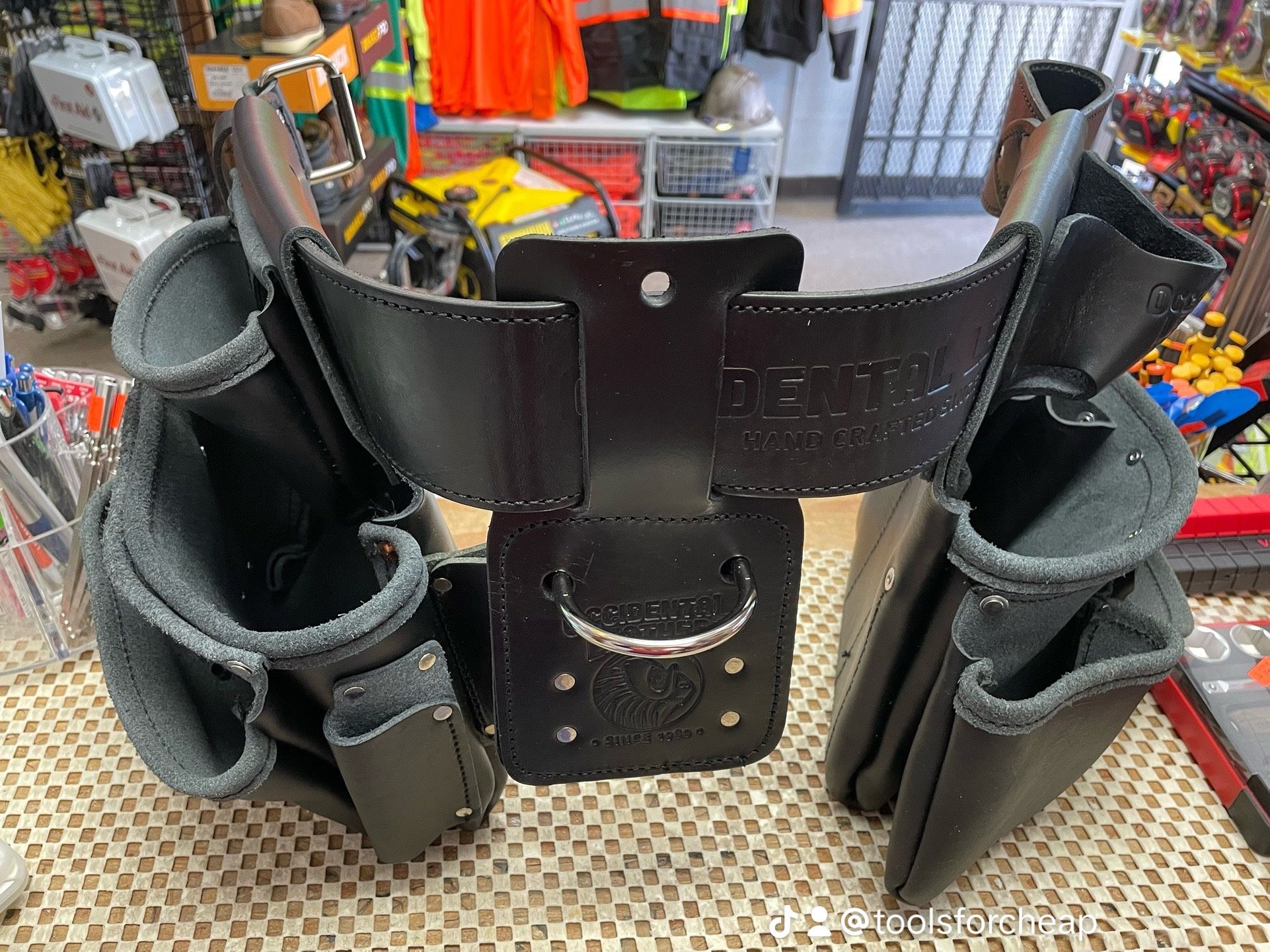 Occidental leather PRO FRAMER TOOL BELT SET WITH DOUBLE OUTER BAG