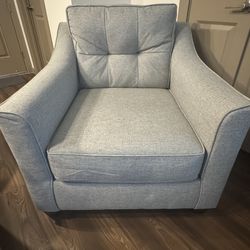 Rome Spa Blue Accent Chair