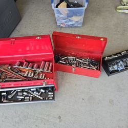 CRAFTSMAN TOOL BOXES WITH TOOLS