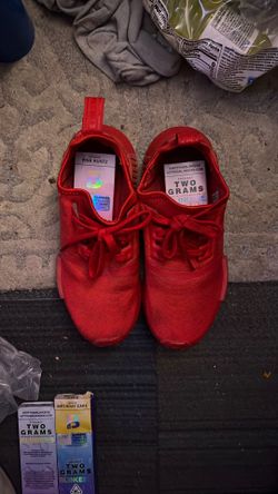 Red Adidas Boost Size 7