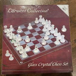 Glass Crystal Chess Set