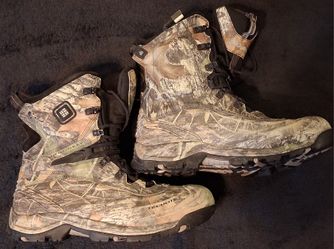 Mens Size 10.5 Columbia Onmi Heat Tech lite Boots Charger Grip Como Hiking 